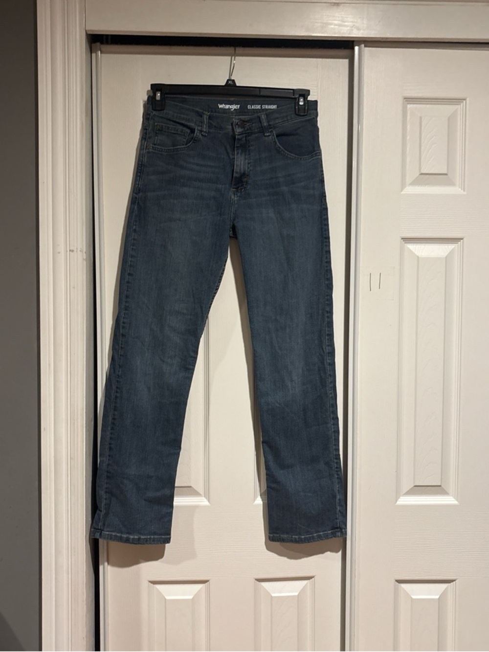 Wrangler boys Classic Straight Jeans - Dark Blue